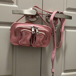 Nunoo pink mini Bag soft leather crossbody bag